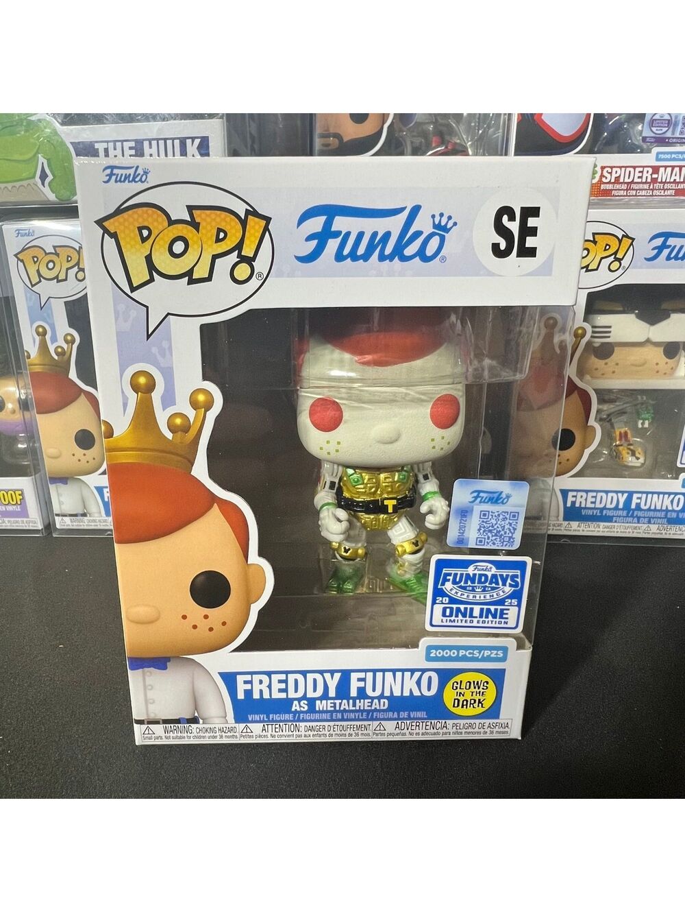 Funko Pop Freddy Funko as Metalhead TMNT Fundays 2023 Online LE 2000 GITD SE
